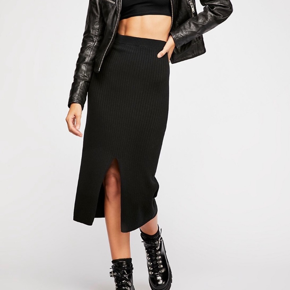 Free People Skyline Midi Skirt